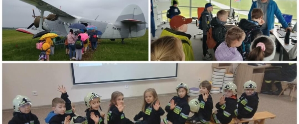 WYJŚCIE KLAS 1-3 NA LOTNISKO I PSP W KROŚNIE
